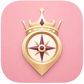 Pageant Atlas crown and compass logo